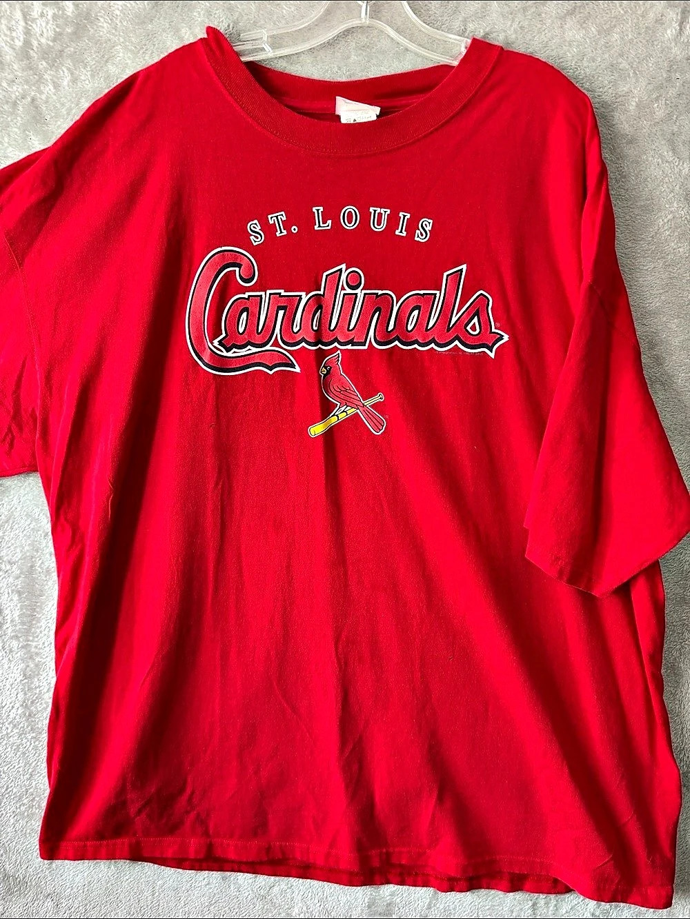 CSA St. Louis Cardinals Graphic Tee Red Size 3X